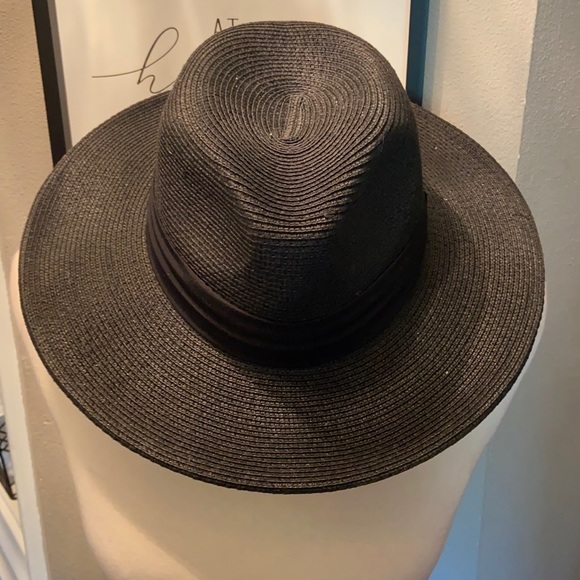 Furtalk Hat . Black. Size L. New. Vacation Straw Hat. - Picture 1 of 6